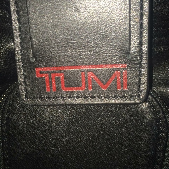 Tumi Alpha 2 T Pass leather backpack - Picture 2 of 5